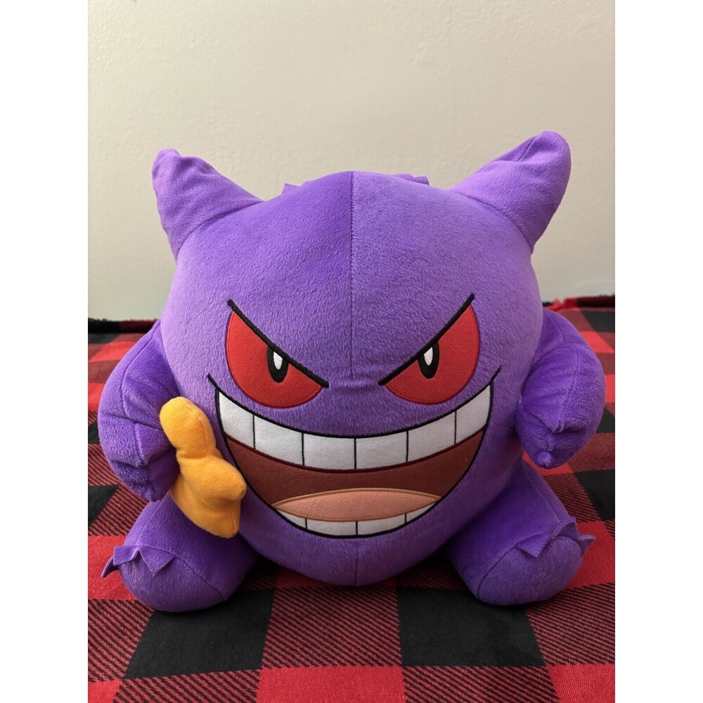 2019 Banpresto Gengar Mogumogu Time Pokemon Large Plush Sun & Moon 15" Japan